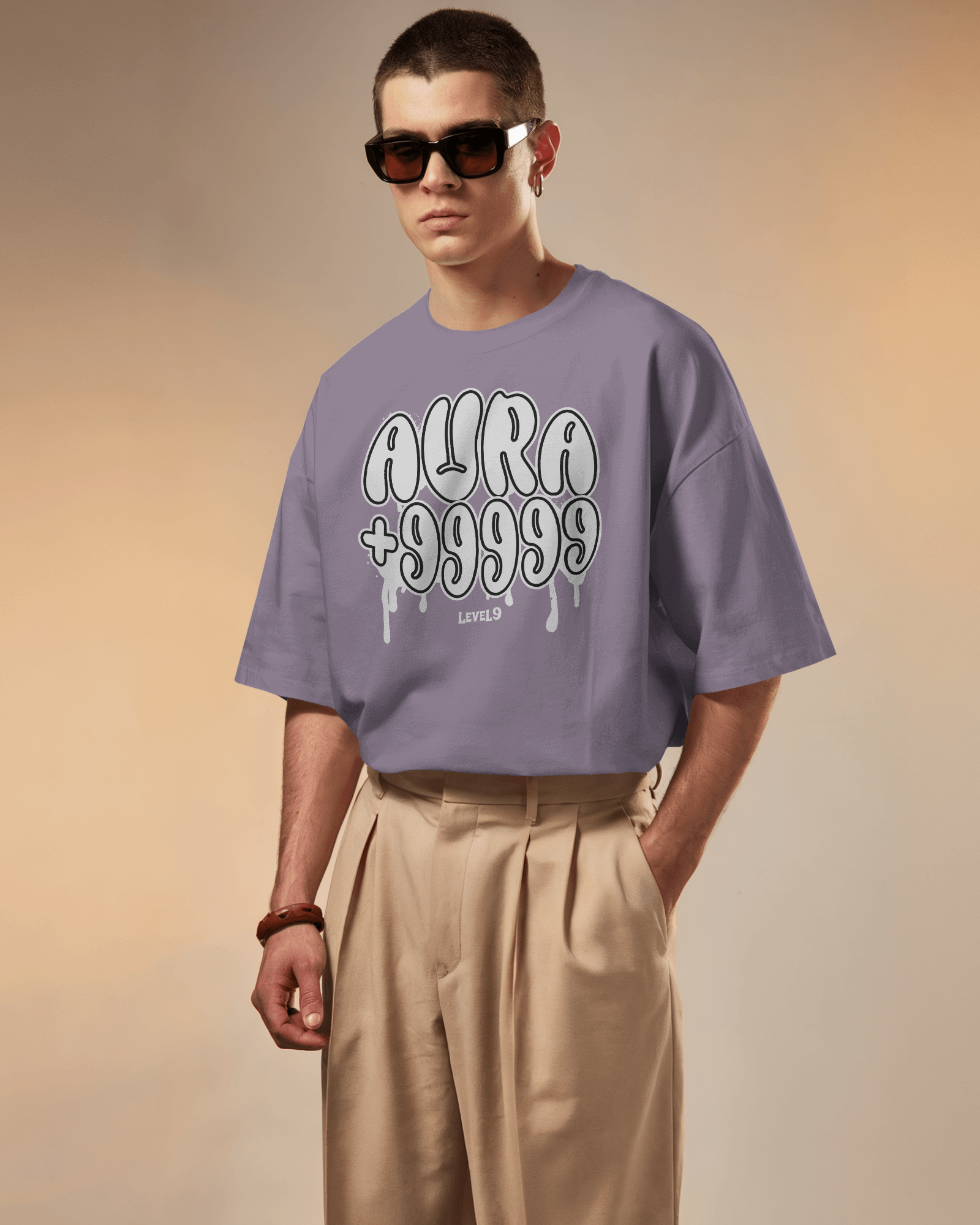 Aura +99999 Drop Shoulder T-shirt