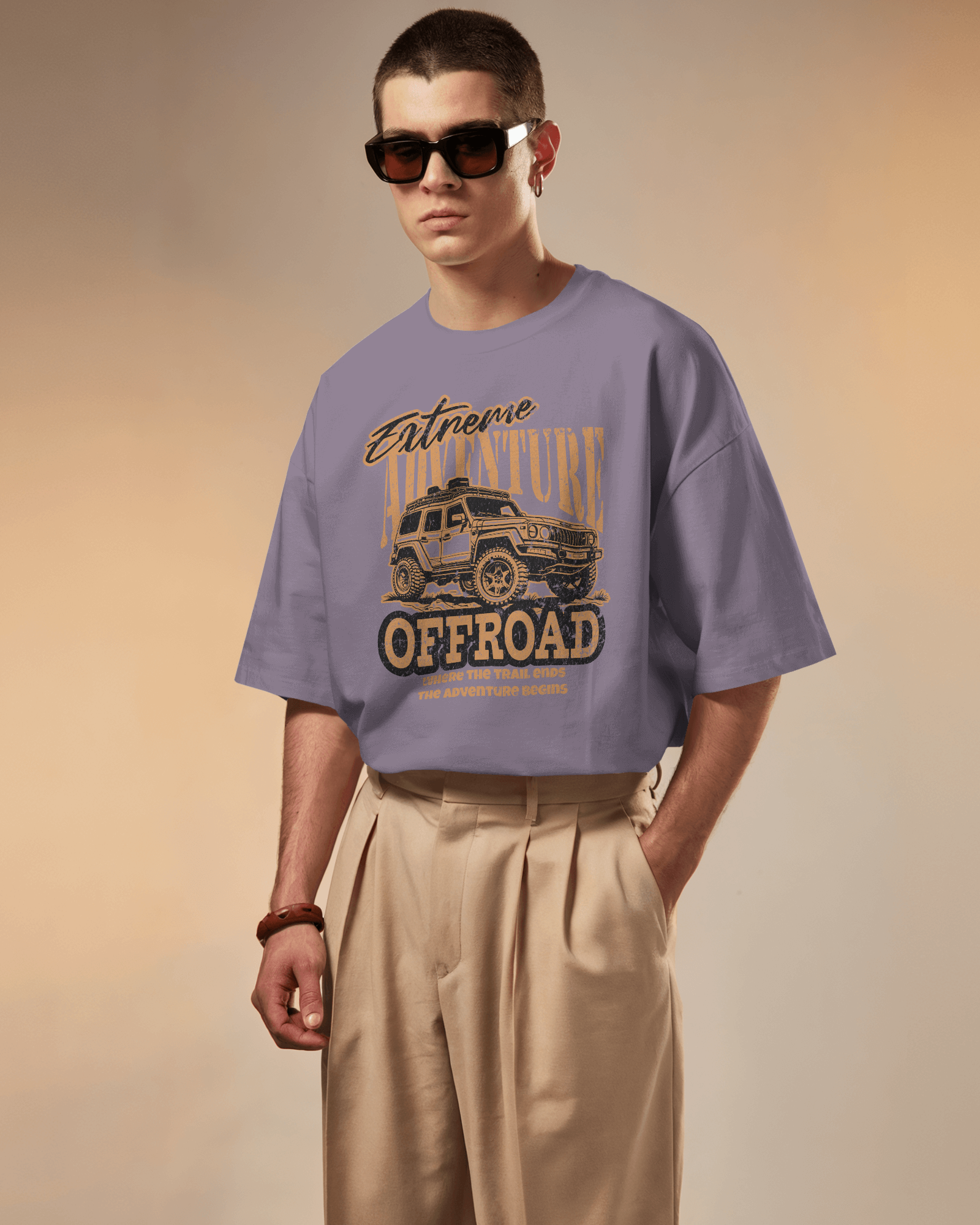 Off Roading Special Drop Dhoulder T-shirt